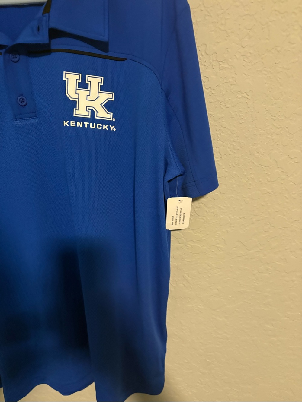 Kentucky Blue Men's Performance Polo - Picture 4 of 5